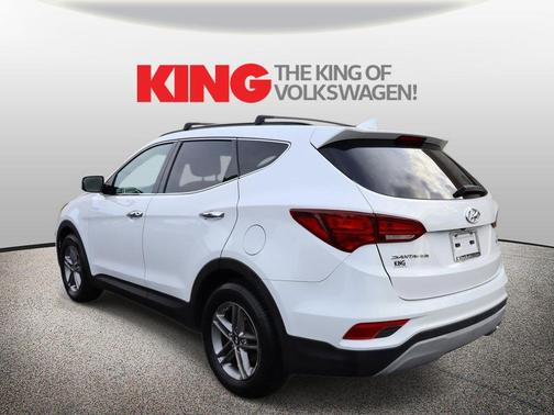 Pearl White 2018 Hyundai Santa Fe Sport 2.4L
