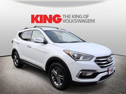 Pearl White 2018 Hyundai Santa Fe Sport 2.4L