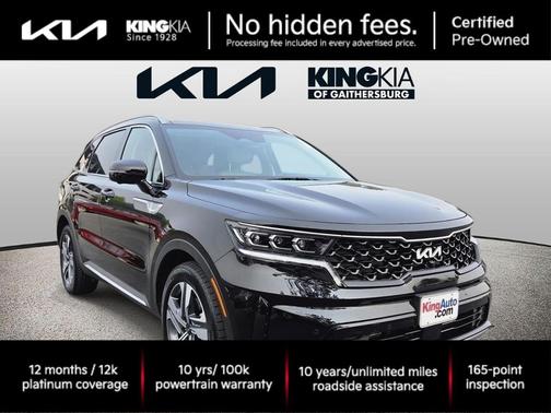 Aurora Black 2023 Kia Sorento Hybrid SX Prestige