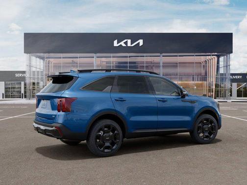 Blue 2026 Kia Sorento Hybrid SX Prestige