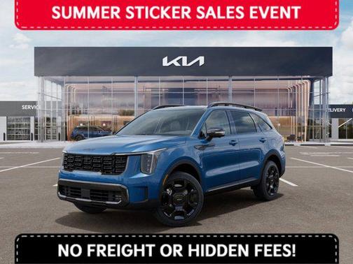 Blue 2026 Kia Sorento Hybrid SX Prestige