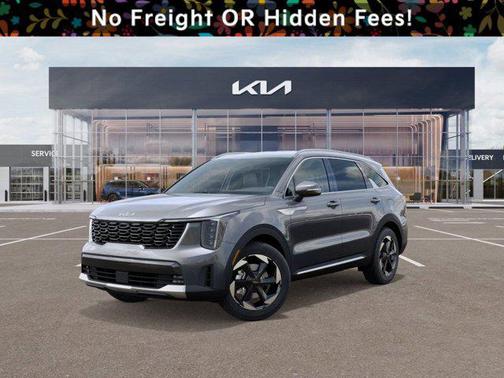 Gray 2026 Kia Sorento Hybrid EX