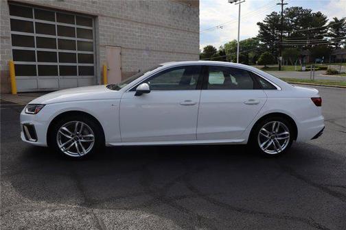 Ibis White 2021 Audi A4 45 S line Premium