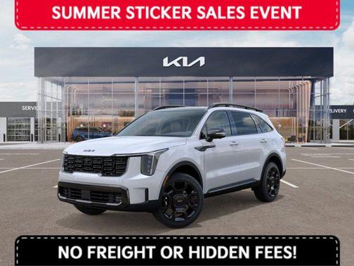 White 2026 Kia Sorento SX