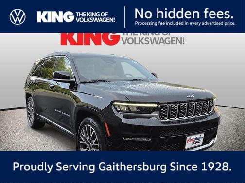 Diamond Black Crystal Pearlcoat 2022 Jeep Grand Cherokee L Summit Reserve