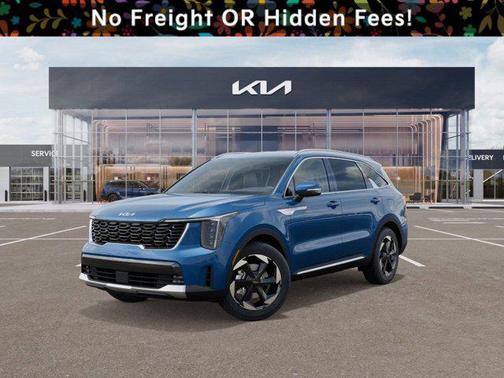 Blue 2026 Kia Sorento Hybrid EX