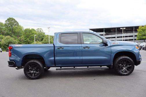 Lakeshore Blue Metallic 2024 Chevrolet Silverado 1500 Custom Trail Boss