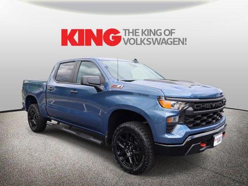 Lakeshore Blue Metallic 2024 Chevrolet Silverado 1500 Custom Trail Boss