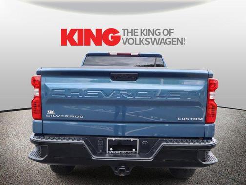 Lakeshore Blue Metallic 2024 Chevrolet Silverado 1500 Custom Trail Boss
