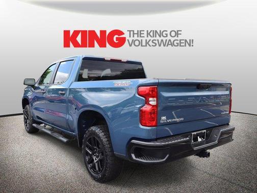 Lakeshore Blue Metallic 2024 Chevrolet Silverado 1500 Custom Trail Boss