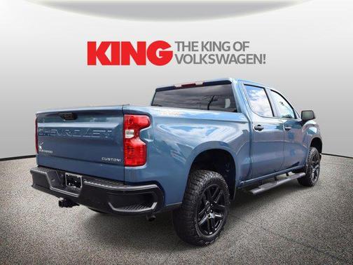 Lakeshore Blue Metallic 2024 Chevrolet Silverado 1500 Custom Trail Boss