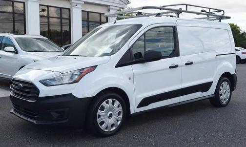 Frozen White 2020 Ford Transit Connect XL Cargo Van