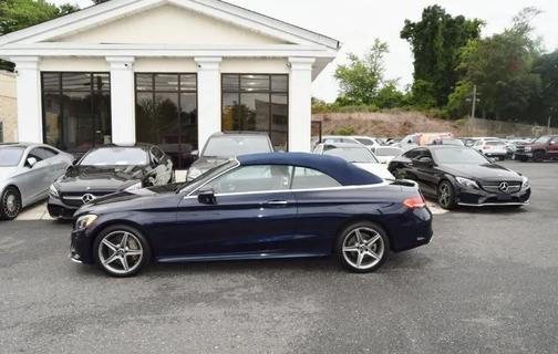 Blue 2017 Mercedes-Benz C-Class C 300 4MATIC