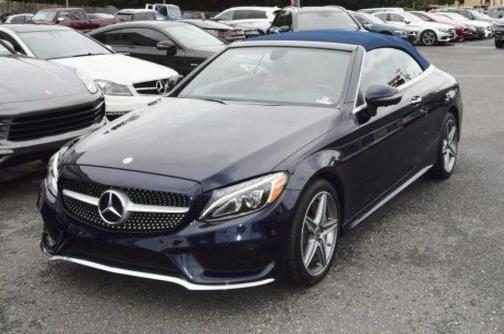 Blue 2017 Mercedes-Benz C-Class C 300 4MATIC