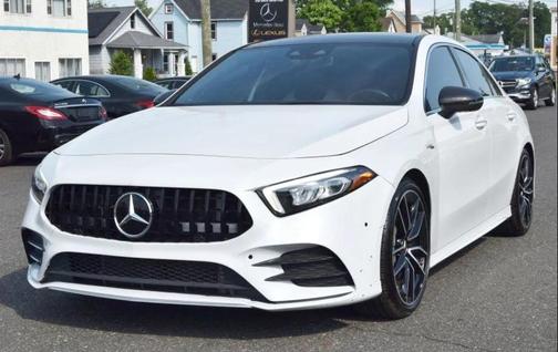 White 2021 Mercedes-Benz AMG A 35 4MATIC