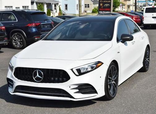 White 2021 Mercedes-Benz AMG A 35 4MATIC