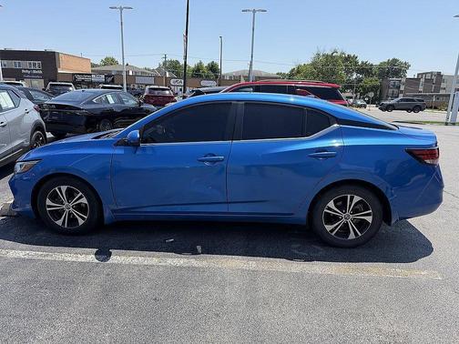 Electric Blue Metallic 2023 Nissan Sentra SV