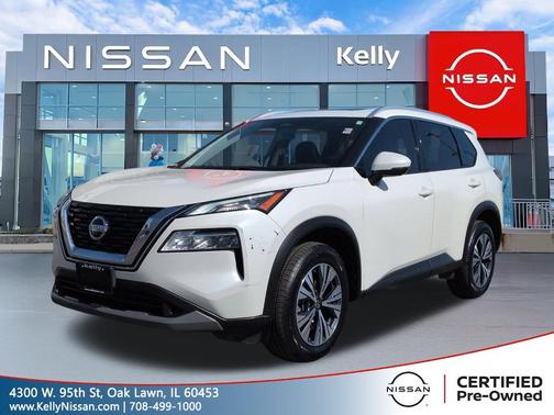 Pearl White Tricoat 2021 Nissan Rogue SV
