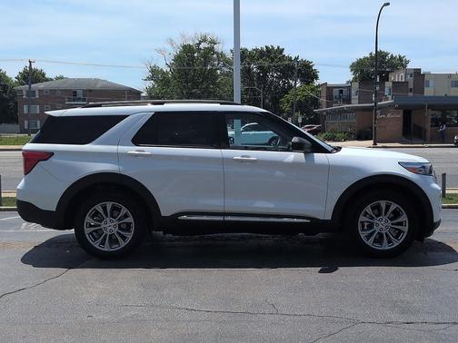 STAR WHITE MET TRI-COAT 2023 Ford Explorer XLT
