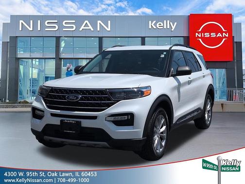 STAR WHITE MET TRI-COAT 2023 Ford Explorer XLT