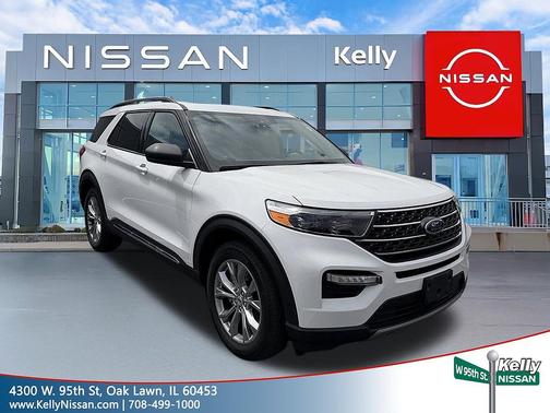 STAR WHITE MET TRI-COAT 2023 Ford Explorer XLT
