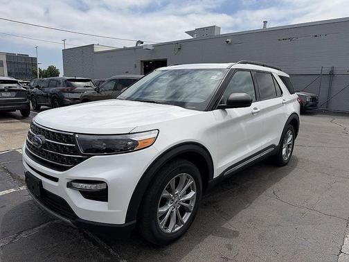 STAR WHITE MET TRI-COAT 2023 Ford Explorer XLT