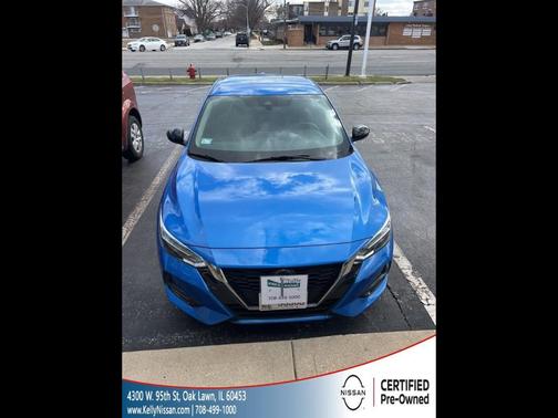 Electric Blue Metallic 2021 Nissan Sentra SR
