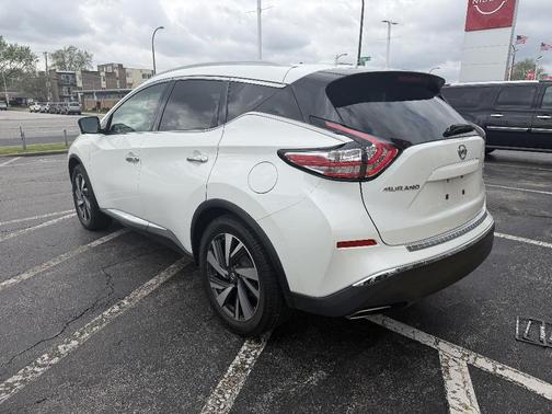 Pearl White 2018 Nissan Murano Platinum
