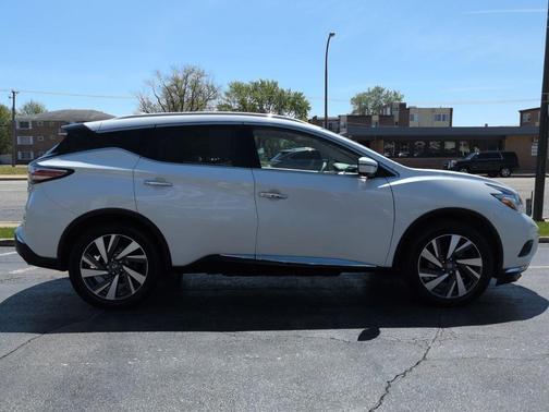 Pearl White 2018 Nissan Murano Platinum