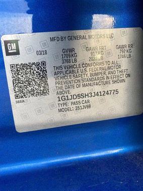 2018 Chevrolet Sonic LT