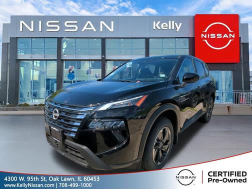 Super Black 2024 Nissan Rogue SV