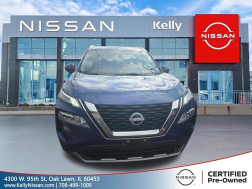 Caspian Blue Metallic/Super Black 2023 Nissan Rogue SL