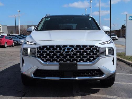 Quartz White 2022 Hyundai SANTA FE HEV SEL Premium