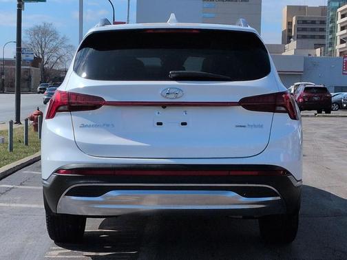 Quartz White 2022 Hyundai SANTA FE HEV SEL Premium