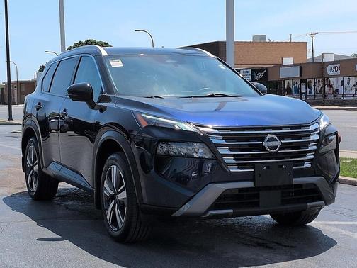 Deep Ocean Blue Pearl/Super Black 2024 Nissan Rogue SL