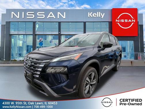 Deep Ocean Blue Pearl/Super Black 2024 Nissan Rogue SL