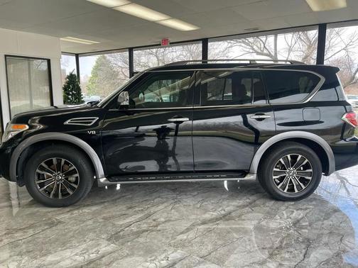 Black 2017 Nissan Armada Platinum