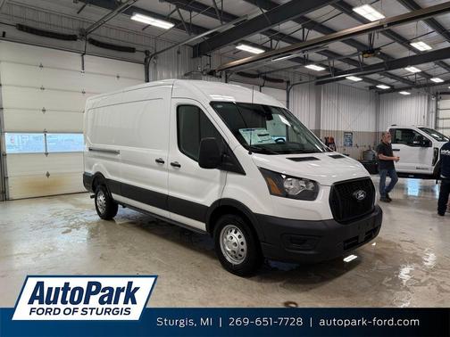 White 2026 Ford Transit-250 148 WB Medium Roof Cargo