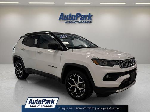 Bright White Clearcoat 2024 Jeep Compass Limited