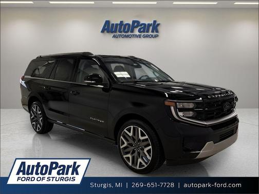 Agate Black Metallic 2026 Ford Expedition Max Platinum