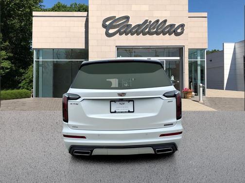 Crystal White Tricoat 2025 Cadillac XT6 Sport AWD