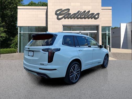 Crystal White Tricoat 2023 Cadillac XT6 Sport AWD