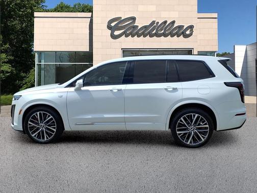 Crystal White Tricoat 2023 Cadillac XT6 Sport AWD