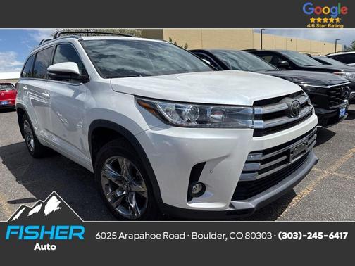 Blizzard Pearl 2019 Toyota Highlander Limited Platinum
