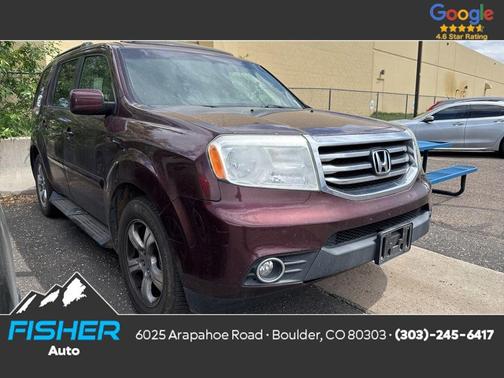 Maroon 2012 Honda Pilot EX-L
