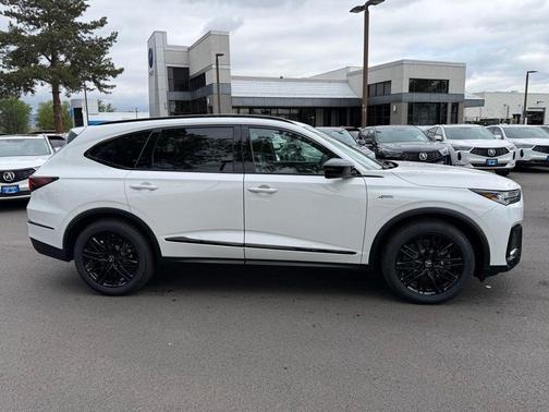 Platinum White Pearl 2026 Acura MDX A-Spec Advance Package