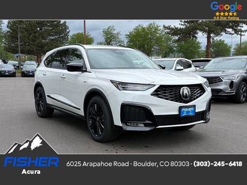 Platinum White Pearl 2026 Acura MDX A-Spec Advance Package