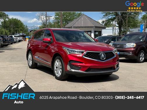Red 2020 Acura RDX Base