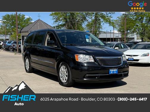 Brilliant Black Crystal Pearlcoat 2014 Chrysler Town & Country Touring