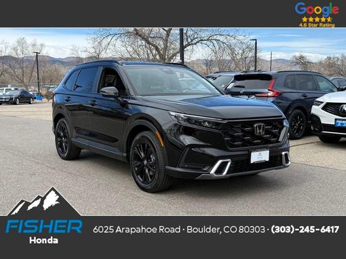 Crystal Black Pearl 2026 Honda CR-V Hybrid Sport Touring